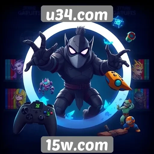 Explorando a biblioteca de jogos disponível no u34.com
